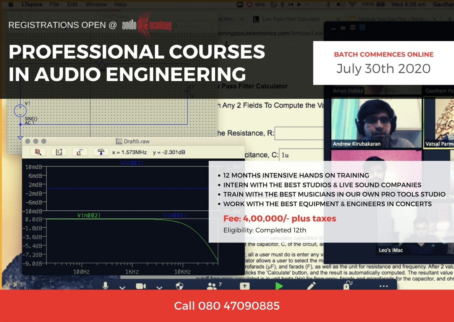 Best Audio & Sound Engineering Degree Schools In Bangalore, India